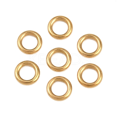 Ion Plating(IP) 304 Stainless Steel Closed Jump Rings STAS-G393-06G-05-1
