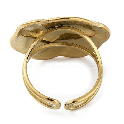 Ion Plating(IP) 304 Stainless Steel Finger Rings RJEW-C075-05E-G-1
