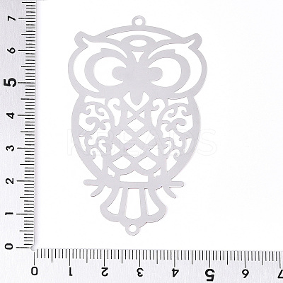 201 Stainless Steel Connector Charms STAS-N103-209P-1