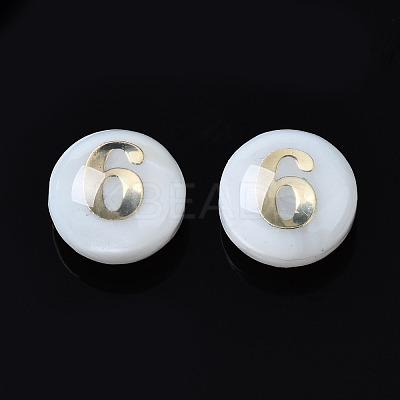 Natural Freshwater Shell Beads SHEL-N003-20-06-1