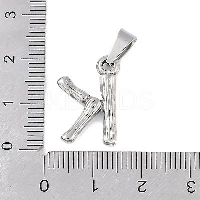 Non-Tarnish 304 Stainless Steel Pendants STAS-F235-01P-K-1