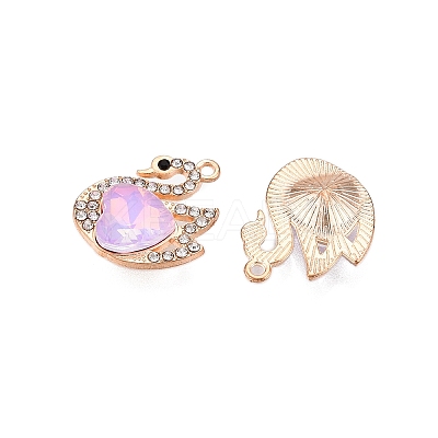 Alloy Glass Pendants PALLOY-N176-73KCG-02-1