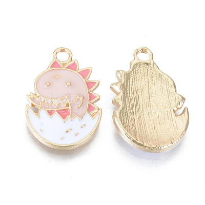 Alloy Enamel Pendants X-ENAM-T009-58B-RS-1