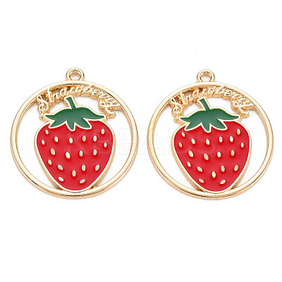 Alloy Enamel Pendants LS-ENAM-S126-102-NR-1