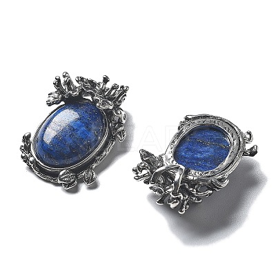 Dyed Natural Lapis Lazuli Pendants G-H083-01AS-04-1