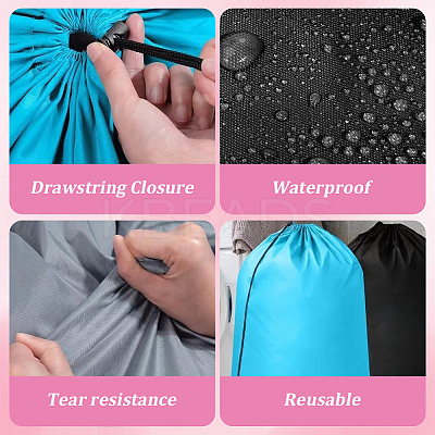 Rectangle Oxford Cloth Travel Laundry Bag ABAG-WH20015-10C-1