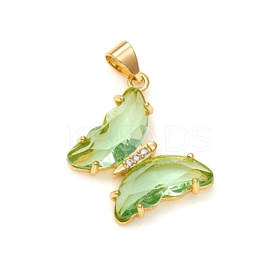 Glass Pendants GLAA-G075-01G-01-1