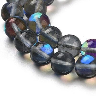 Transparent Glass Beads GLAA-B022-8mm-08-1