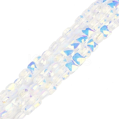 Electroplate Glass Beads Strands EGLA-B007-02A-AB01-1