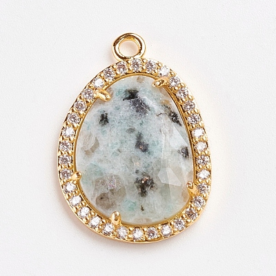 Synthetic Turquoise Pendants X-KK-F707-D01-1