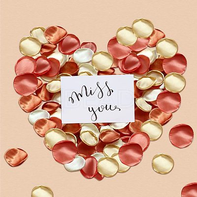 Satin Artificial Rose Petals DIY-GF0003-84C-1