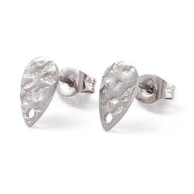 Non-Tarnish 304 Stainless Steel Stud Earring Findings LS-STAS-L216-47P-1