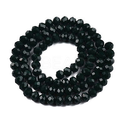 Opaque Solid Color Glass Beads Strands LS-EGLA-A034-P4mm-D12-1