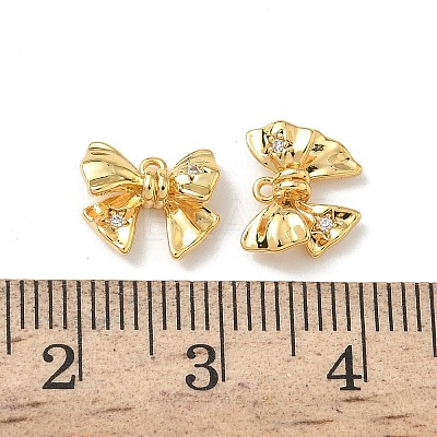 Brass Micro Pave Cubic Zirconia Pendants KK-Z136-40B-G-1