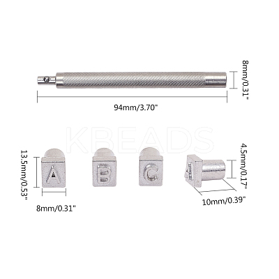 DIY Letter A~Z and Number 0~9 Stamping Punch Tool Set TOOL-PH0016-85-1