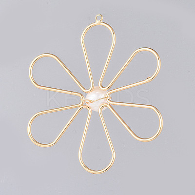 Natural Cultured Freshwater Pearl Pendants PALLOY-JF00401-1