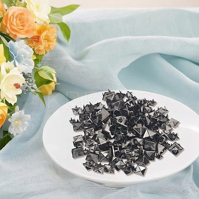 200Pcs 4 Styles Iron Studs Rivets IFIN-GF0001-54B-1
