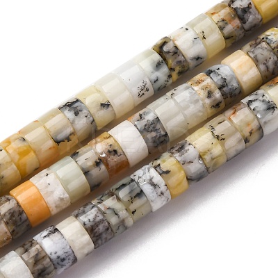 Natural Yellow Opal Beads Strands G-Z006-C41-1