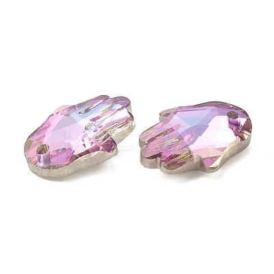 Electroplate Glass Pendants LS-GLAA-A008-01-1