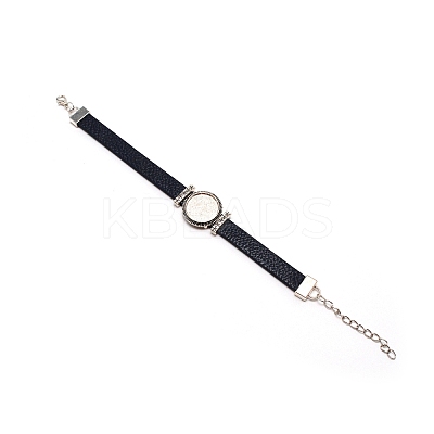 PU Leather Cord Bracelet Making AJEW-TAC0034-01B-1