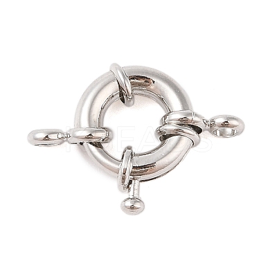 Rack Plating Brass Spring Ring Clasps KK-S384-23P-03-1