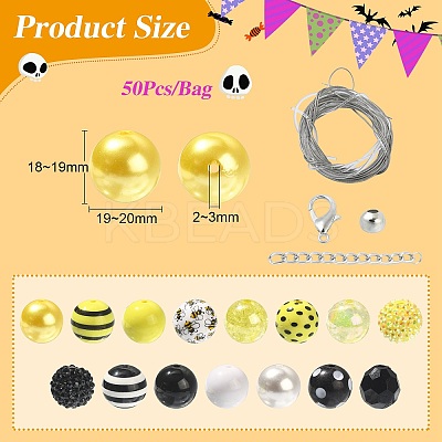 Opaque Acrylic Beads Set MACR-CJC0001-13A-02-1