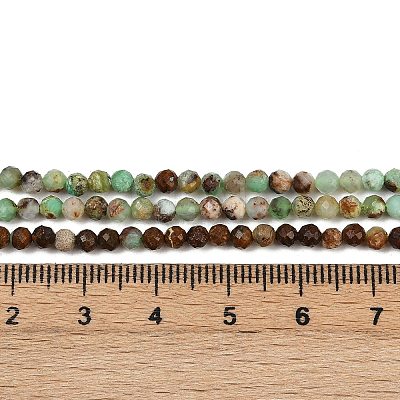Natural Chrysoprase Beads Strands G-RM2025425-A01-3mm-1