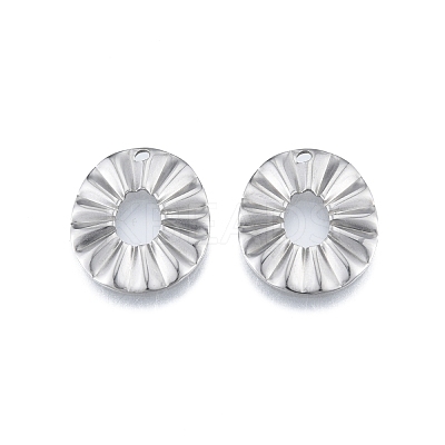 Non-Tarnish 201 Stainless Steel Pendant STAS-B027-07P-1