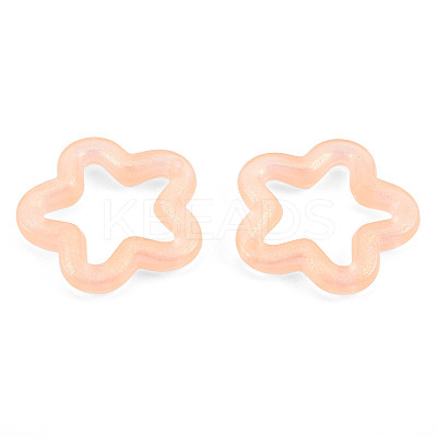 Transparent Luminous Acrylic Pendants X-TACR-T007-12-1