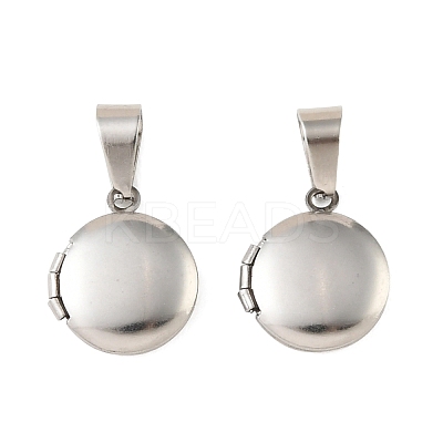 316 Stainless Steel Locket Pendants STAS-K321-11A-P-1
