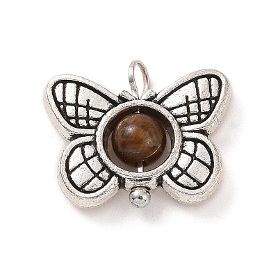 Natural & Synthetic Stone Pendants PALLOY-JF01714-04-1