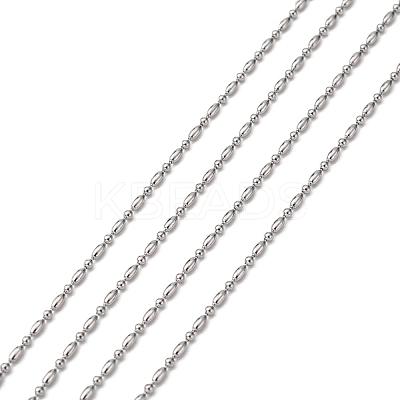 Tarnish Resistant 304 Stainless Steel Ball Chains CHS-A002D-1.5mm-1