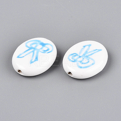 Handmade Porcelain Beads PORC-T134-05-1