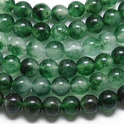 Natural Malaysia Jade Beads Strands G-L645-C01-6mm-03-1