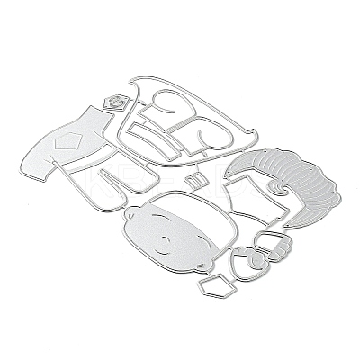Human Carbon Steel Cutting Dies Stencils LS-DIY-P076-03-1