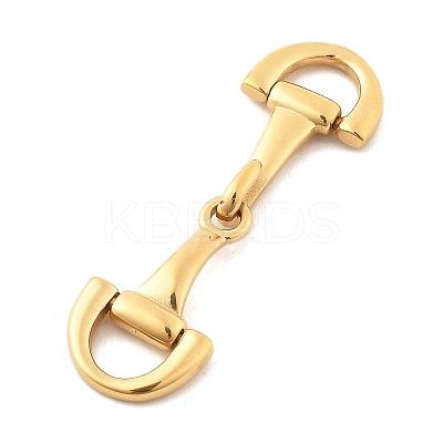 Ion Plating(IP) 304 Stainless Steel Hook Clasps STAS-C109-24G-1