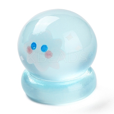 Christmas Theme Magic World Luminous Resin Display Decoration RESI-E048-02I-1