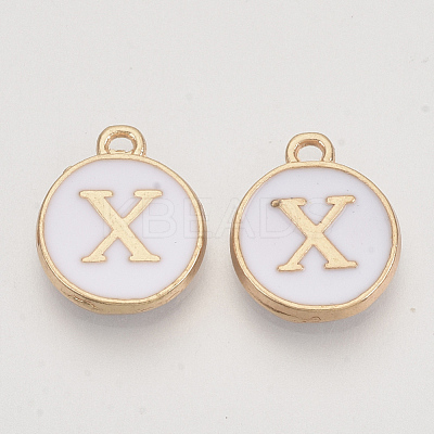 Golden Plated Alloy Charms X-ENAM-S118-01X-1