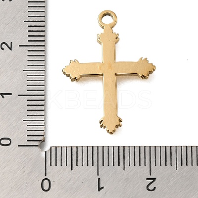 PVD Vacuum Plating 201 Stainless Steel Pendants STAS-C111-41G-1