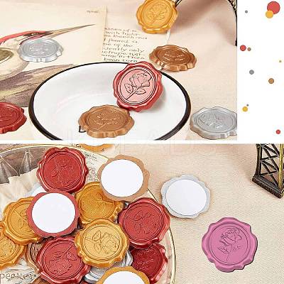25Pcs Adhesive Wax Seal Stickers DIY-CP0009-11B-05-1