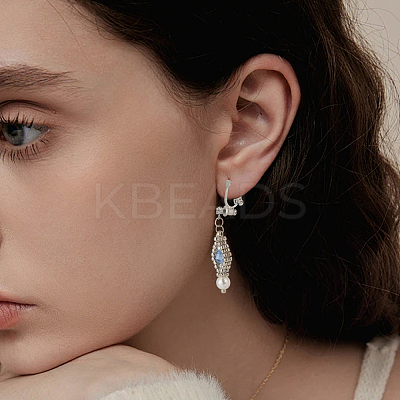 20Pcs 5 Colors Brass Clip-on Earring Findings KK-SP0002-52-1