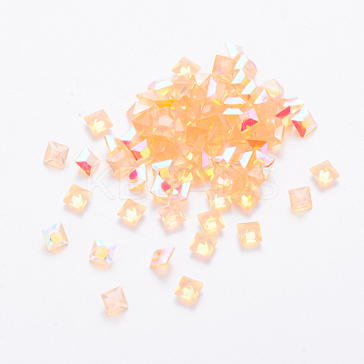 Transparent Resin Rhinestone Cabochons MRMJ-T047-12A-1