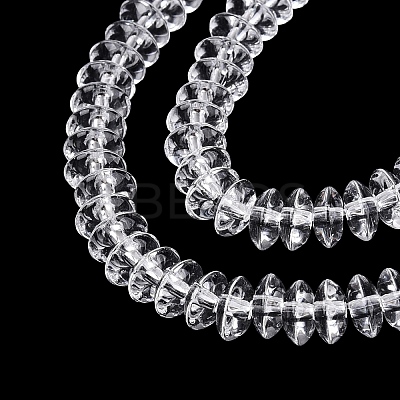 Transparent Glass Beads Strands GLAA-Q113-02A-A01-1