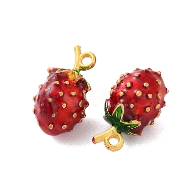 Alloy Enamel Pendants FIND-O003-12G-MG-1