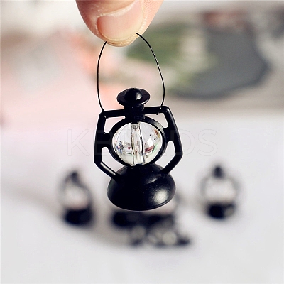 Mini Plastic Kerosene Lamp Miniature Ornaments PW-WG57D49-02-1