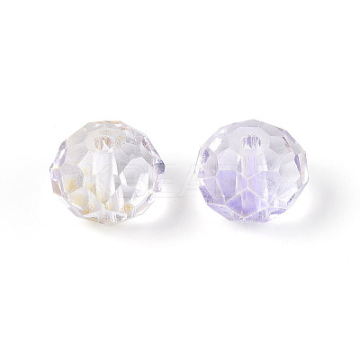 Baking Paint Transparent Glass Beads GLAA-N011-10mm-06-1