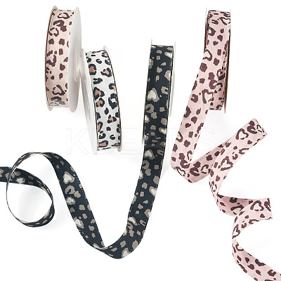4 Rolls 4 Colors Polyester Ribbon OCOR-TA0004-15-1
