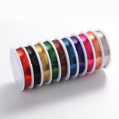 Round Copper Jewelry Wire CWIR-CW0.4mm-1