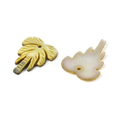 Natural Freshwater Shell Carved Pendants SHEL-N038-23E-1