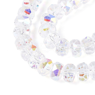 Electroplate Glass Beads Strands EGLA-T021-20A-1